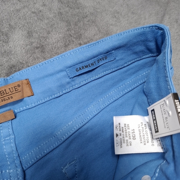 Judy Blue Jeans Womens Size 11/30 High Waisted Tummy Control Top Sky Blue Pants - Picture 13 of 15